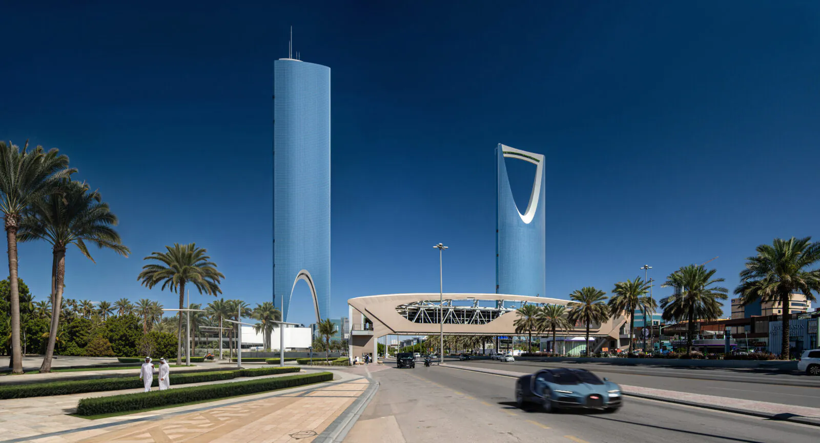 Architectural exterior visualization and masterplan rendering for Omrania in Riyadh, Saudi Arabia