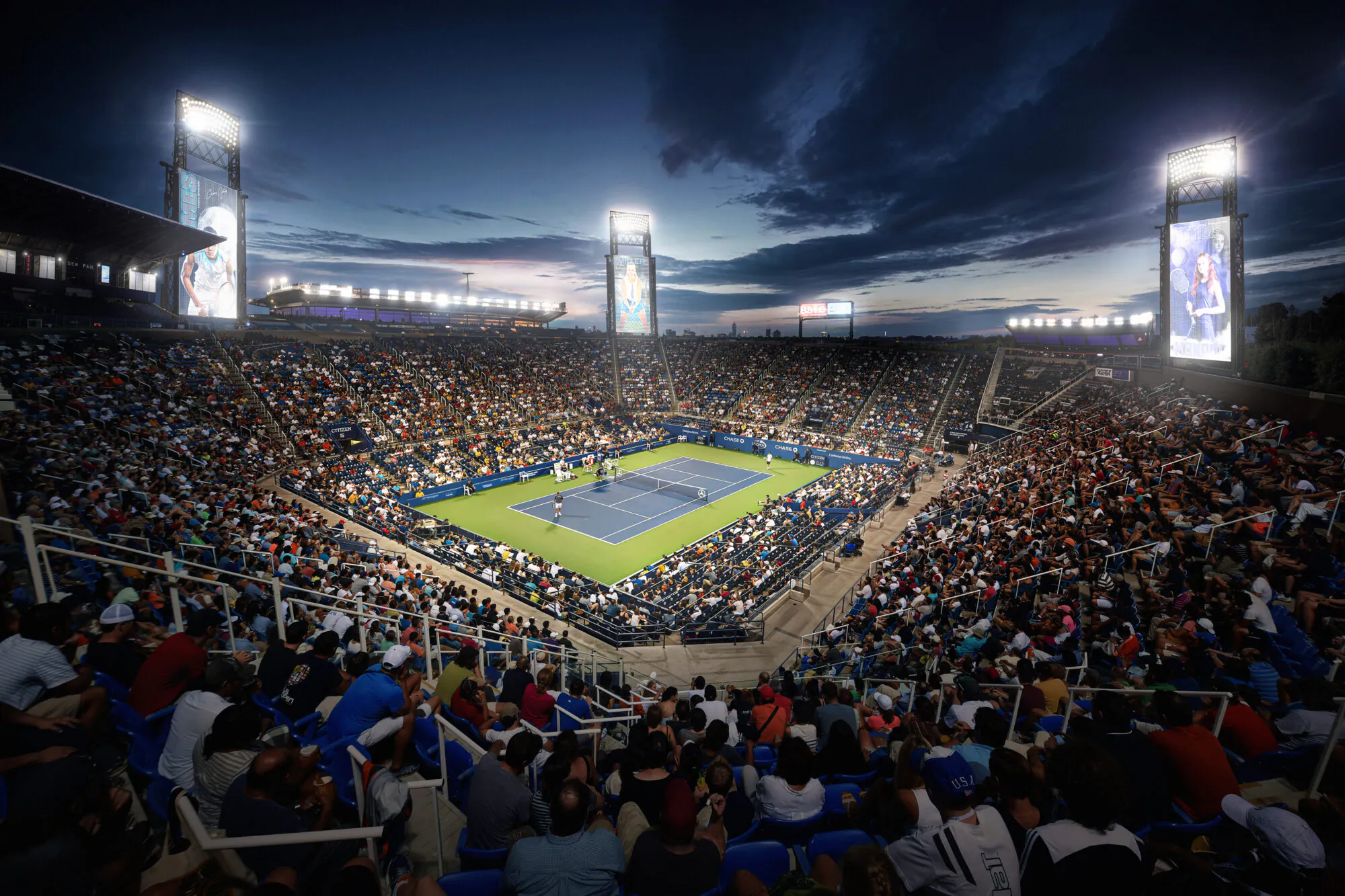 Sports and entertainment architectural visualization of a stadium concept in Austin, Texas